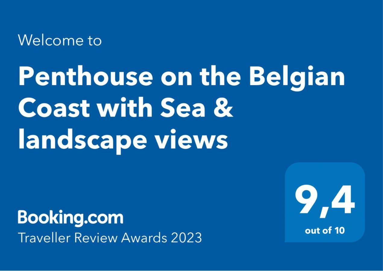 Penthouse On The Belgian Coast With Sea & Landscape Views Apartment Wenduine Exterior photo